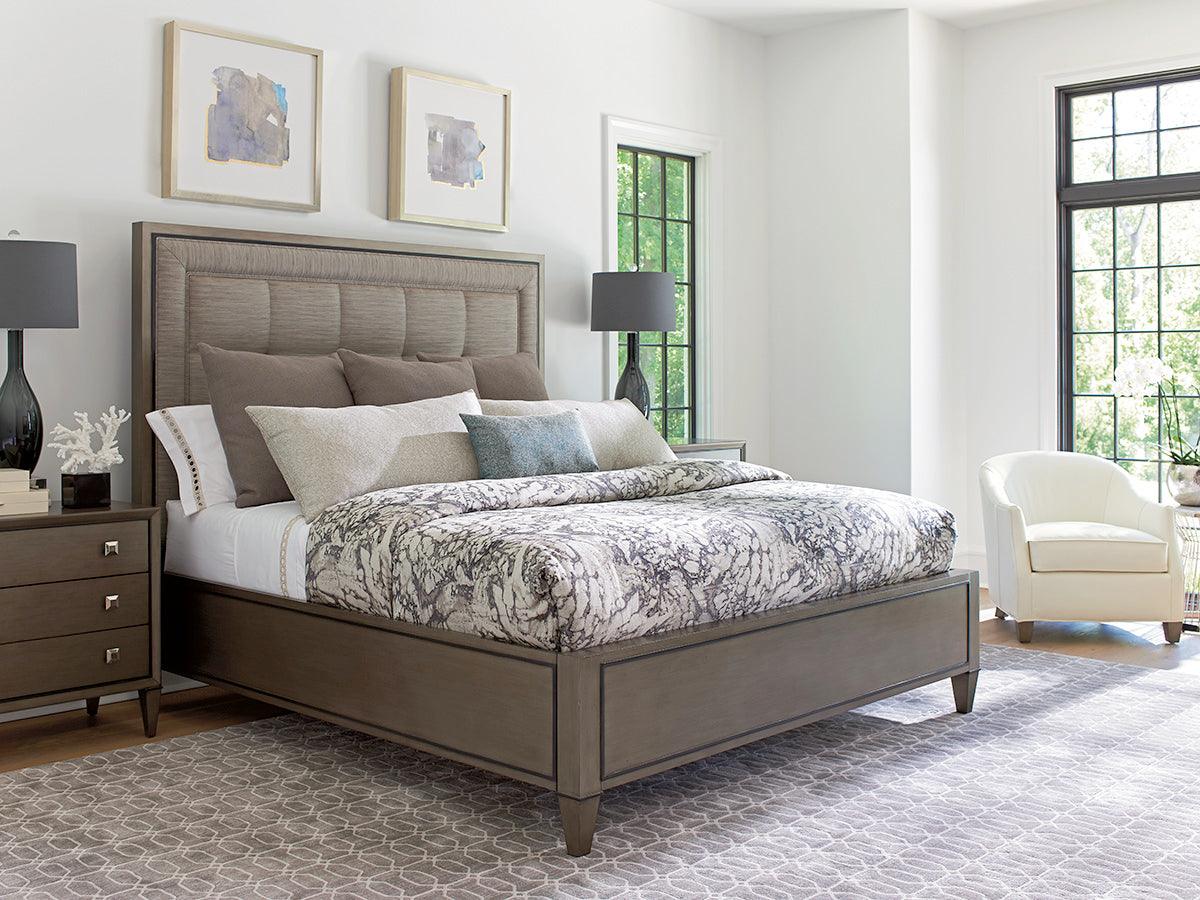 Ariana St. Tropez Upholstered Panel Bed