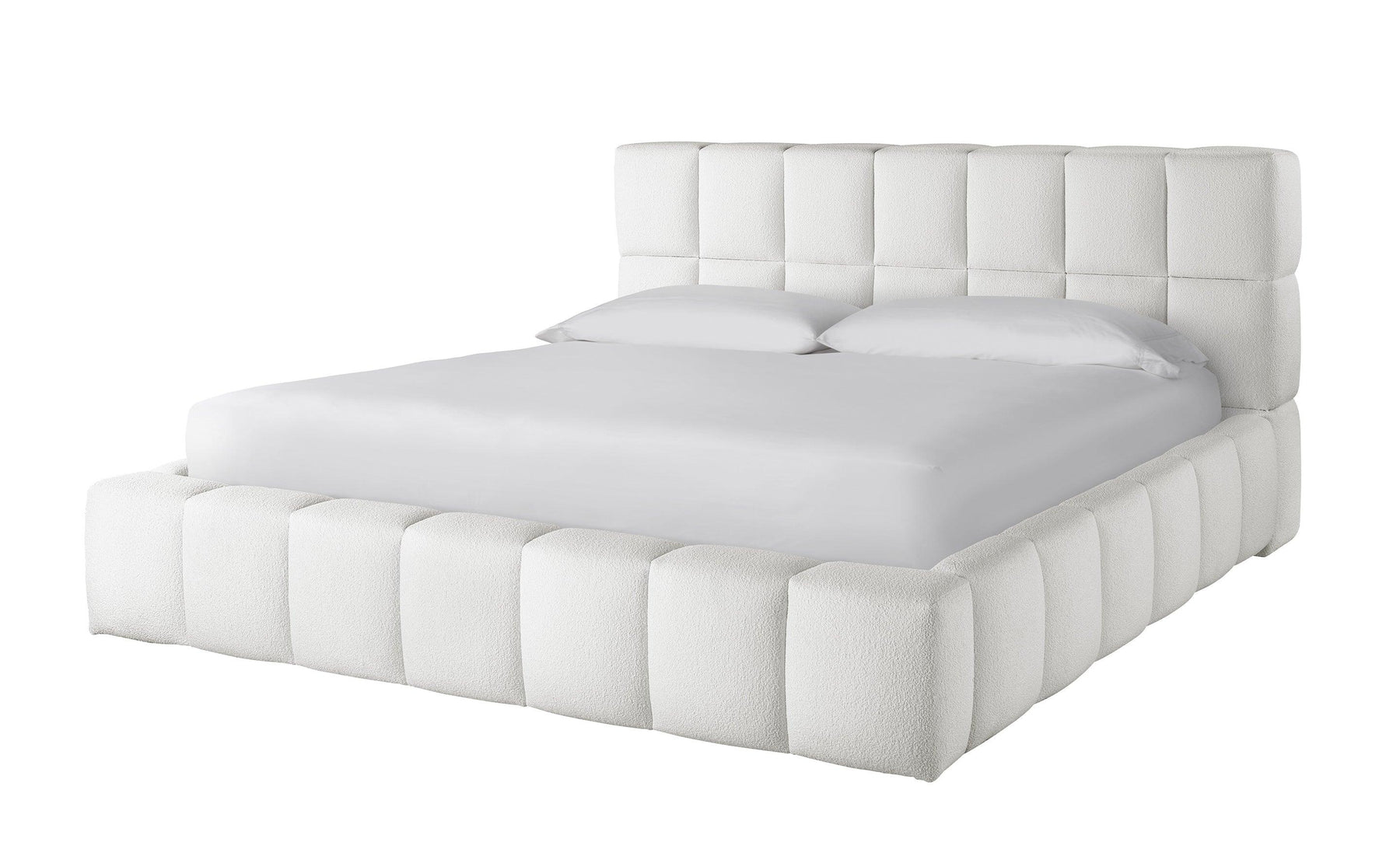Modern Nomad Upholstered Platform Bed