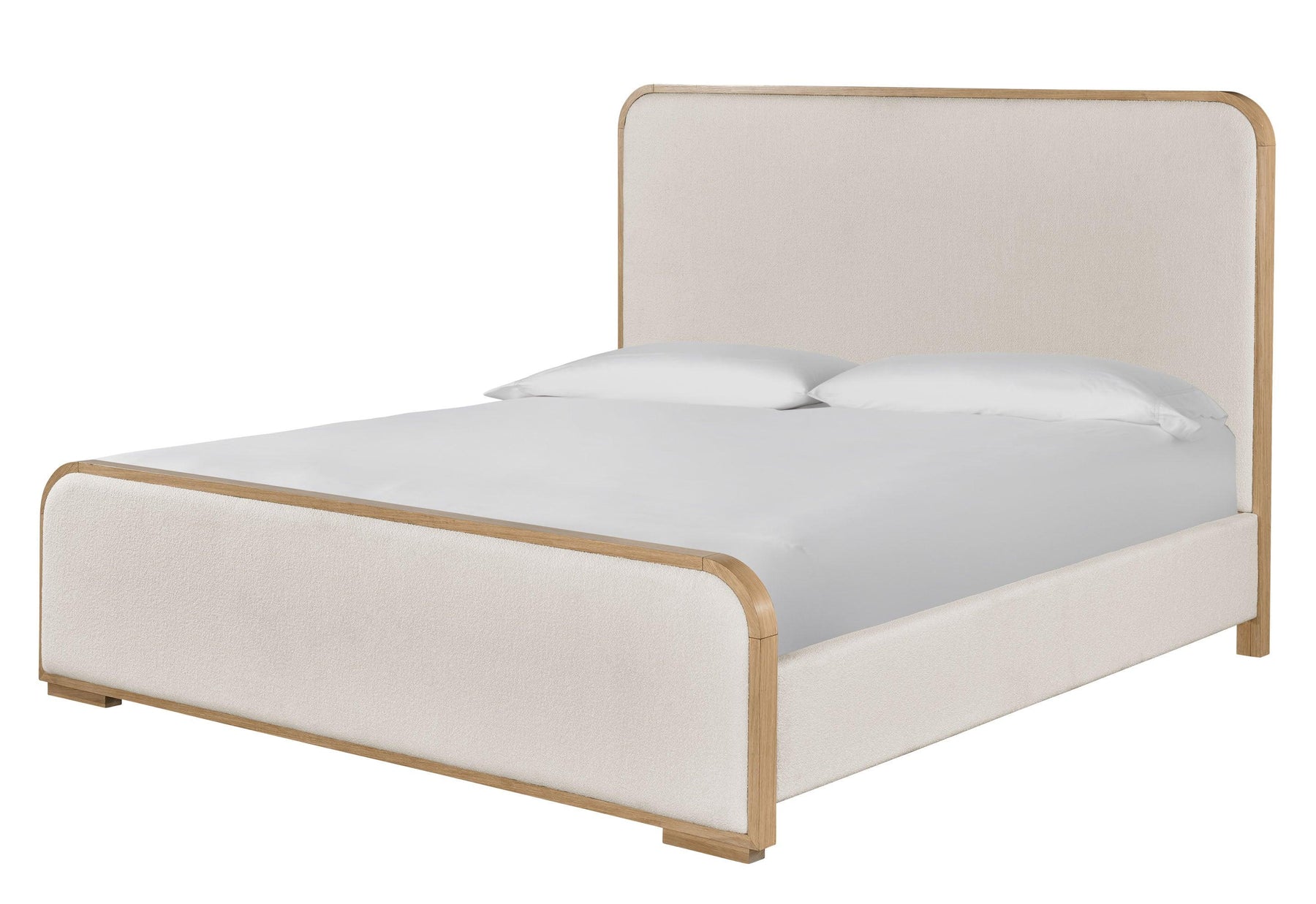 Modern Nomad Upholstered Panel Bed