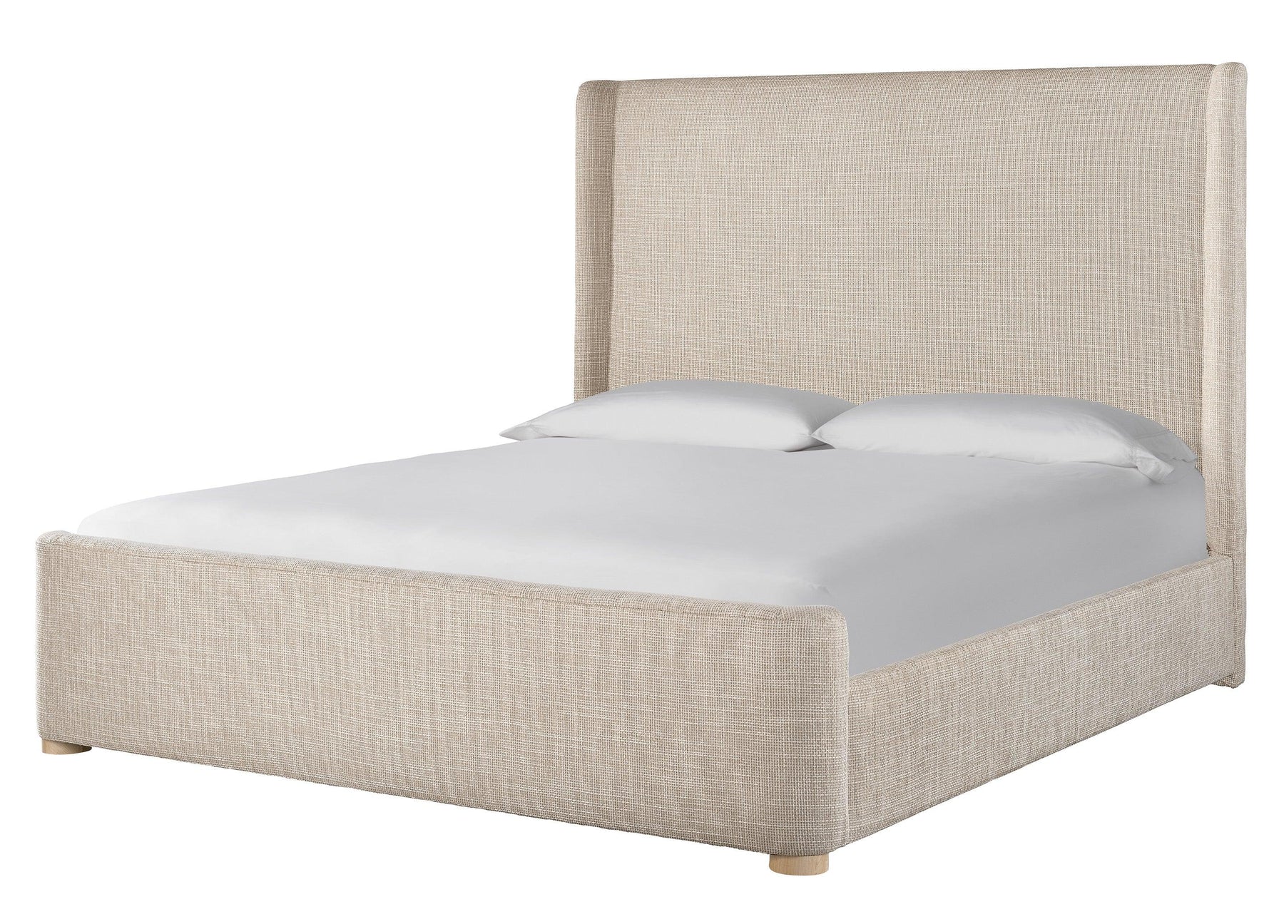 Modern Nomad Upholstered Shelter Bed