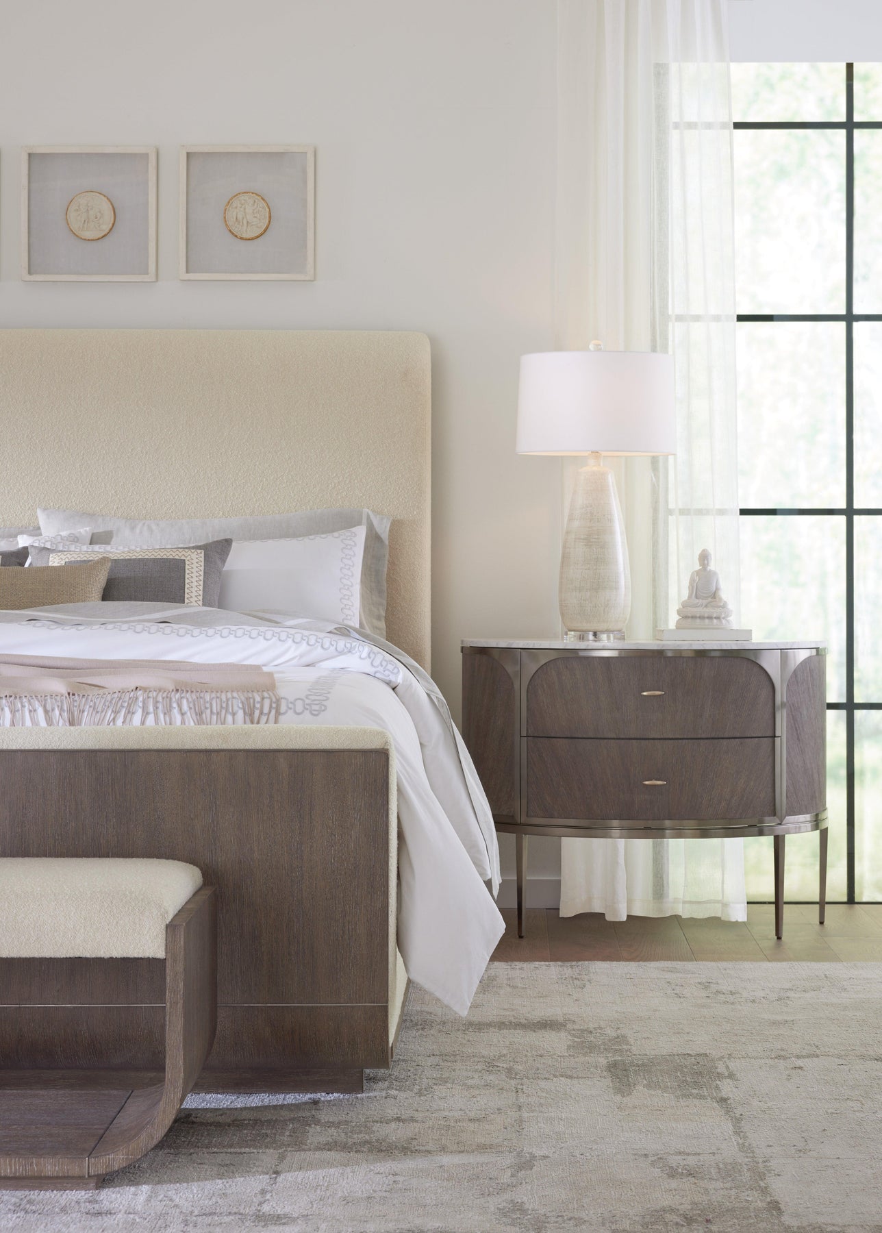Modern Mood Upholstered Panel Bed