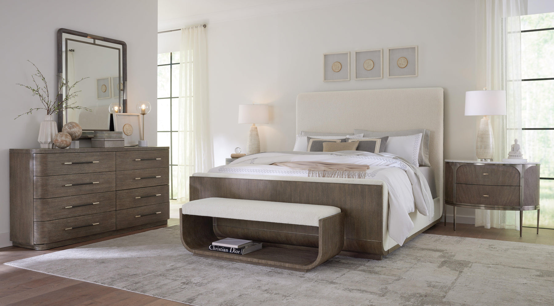 Modern Mood Upholstered Panel Bed